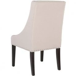 Britannia Beige/Black Side Chair (Set of 2) by SAFAVIEH 17 Britannia Beige/Black Side Chair (Set of 2) by SAFAVIEH -Safavieh Sales Store taupe espresso safavieh accent chairs mcr4702c set2 44 1000