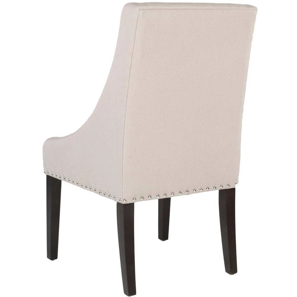 Britannia Beige/Black Side Chair (Set of 2) by SAFAVIEH 9 Britannia Beige/Black Side Chair (Set of 2) by SAFAVIEH - Image 7