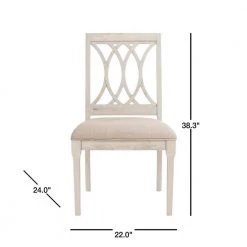 Selena Taupe/Rustic Gray 19 in. H Linen Side Chair (Set of 2) by SAFAVIEH -Safavieh Sales Store taupe rustic gray safavieh dining chairs fox6265c set2 40 1000