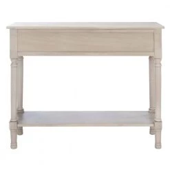 Tate 36 in. White/Beige 2-Drawer Console Table by SAFAVIEH 20 Tate 36 in. White/Beige 2-Drawer Console Table by SAFAVIEH -Safavieh Sales Store taupe safavieh console tables cns5720d 4f 1000
