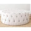 Charlene Off-White Tufted Ottoman by SAFAVIEH 1 Charlene Off-White Tufted Ottoman by SAFAVIEH -Safavieh Sales Store taupe safavieh ottomans mcr4638a 64 1000