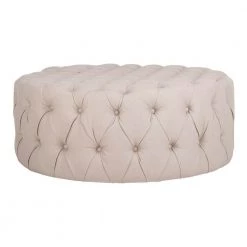 Charlene Off-White Tufted Ottoman by SAFAVIEH -Safavieh Sales Store taupe safavieh ottomans mcr4638a c3 1000