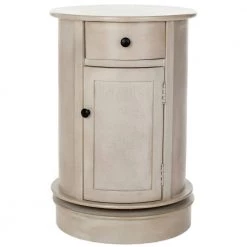 Tabitha Light Gray Storage End Table by SAFAVIEH 9 Tabitha Light Gray Storage End Table by SAFAVIEH -Safavieh Sales Store vintage gray safavieh end side tables amh5712a c3 1000