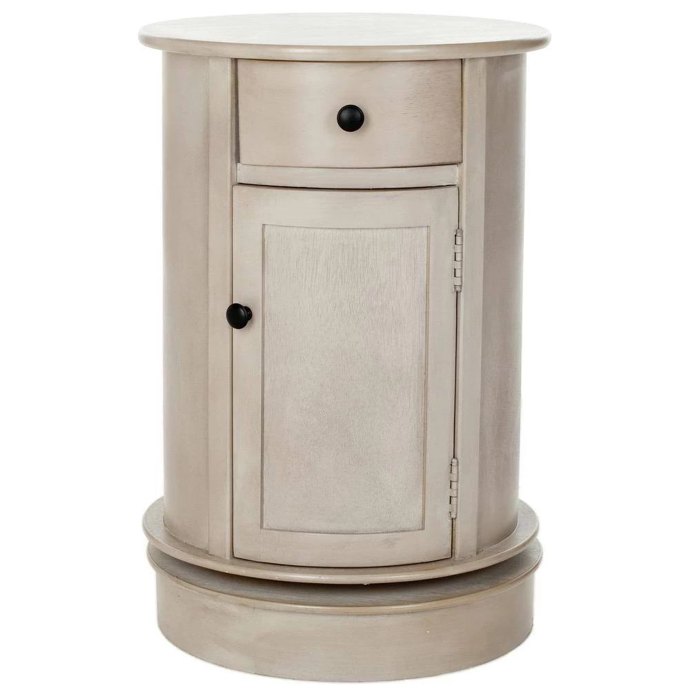 Tabitha Light Gray Storage End Table by SAFAVIEH 5 Tabitha Light Gray Storage End Table by SAFAVIEH - Image 3