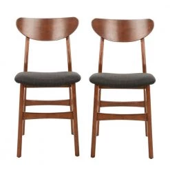 Lucca Brown/Black Dining Chair by SAFAVIEH