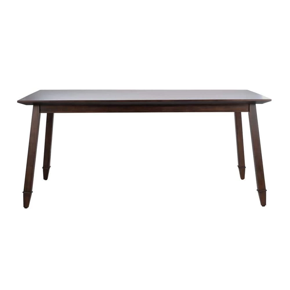 Brayson Dark Brown Dining Table by SAFAVIEH 3 Brayson Dark Brown Dining Table by SAFAVIEH