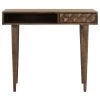 Zinnia 35 in. Brown 1-Drawer Writing Desk by SAFAVIEH -Safavieh Sales Store walnut safavieh writing desks dsk9000a 64 1000