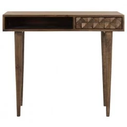 Zinnia 35 in. Brown 1-Drawer Writing Desk by SAFAVIEH