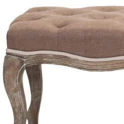 Ramsey Brown Upholstered Entryway Bench by SAFAVIEH 18 Ramsey Brown Upholstered Entryway Bench by SAFAVIEH -Safavieh Sales Store warm brown safavieh bedroom benches mcr4577b 44 1000