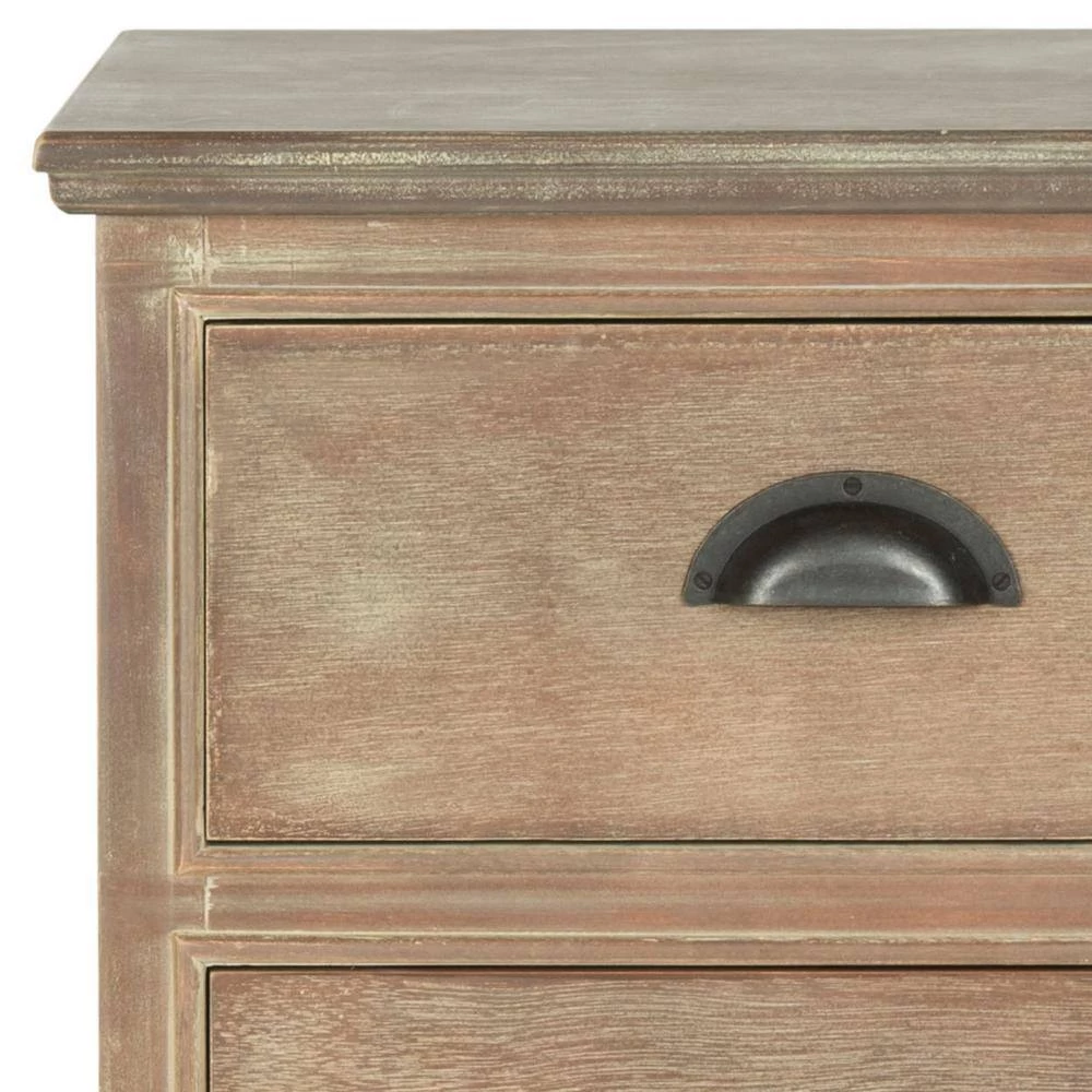 Griffin Light Brown Storage Side Table by SAFAVIEH 6 Griffin Light Brown Storage Side Table by SAFAVIEH - Image 4