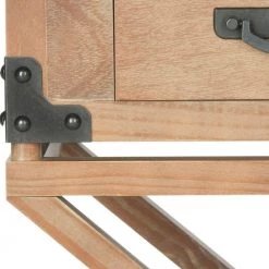 Dunstan Light Brown Storage End Table by SAFAVIEH -Safavieh Sales Store washed natural pine safavieh end side tables amh5720b 1f 1000