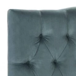 Axel Blue Queen Upholstered Headboard by SAFAVIEH 7 Axel Blue Queen Upholstered Headboard by SAFAVIEH -Safavieh Sales Store wedgwood blue safavieh headboards mcr4682a 31 1000