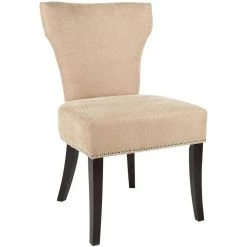 Jappic Light Gold/Black Side Chair (Set of 2) by SAFAVIEH 14 Jappic Light Gold/Black Side Chair (Set of 2) by SAFAVIEH -Safavieh Sales Store wheat espresso safavieh accent chairs mcr4706e set2 1f 1000
