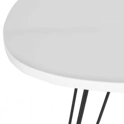 Wolcott White/Black Side Table by SAFAVIEH -Safavieh Sales Store white black safavieh end side tables fox4207a c3 1000