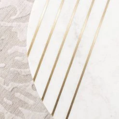 Valerie White/Brown End Table by SAFAVIEH -Safavieh Sales Store white brass safavieh end side tables acc7202a fa 1000