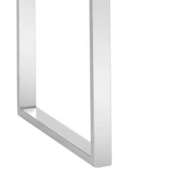 Berkley 54 in. White/Chrome 1-Drawer Writing Desk by SAFAVIEH -Safavieh Sales Store white chrome safavieh writing desks fox2200a c3 1000