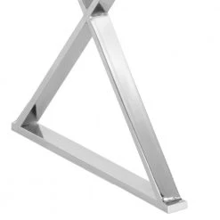 Hanover 44 in. White/Chrome 1-Drawer Writing Desk by SAFAVIEH -Safavieh Sales Store white chrome safavieh writing desks fox2207a c3 1000