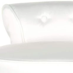 Georgia White Vanity Stool by SAFAVIEH -Safavieh Sales Store white espresso safavieh makeup vanities mcr4546t 44 1000