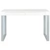 Barton 48 in. White/Gray 2-Drawer Writing Desk by SAFAVIEH 2 Barton 48 in. White/Gray 2-Drawer Writing Desk by SAFAVIEH -Safavieh Sales Store white gray safavieh writing desks fox2206a 64 1000