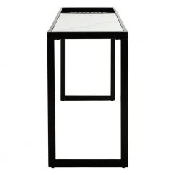 Zuri 48 in. White/Black Console Table by SAFAVIEH 16 Zuri 48 in. White/Black Console Table by SAFAVIEH -Safavieh Sales Store white marble black safavieh console tables cns6200a 4f 1000