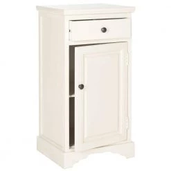 Jett White Storage Cabinet by SAFAVIEH -Safavieh Sales Store white safavieh accent cabinets amh5722c 4f 1000