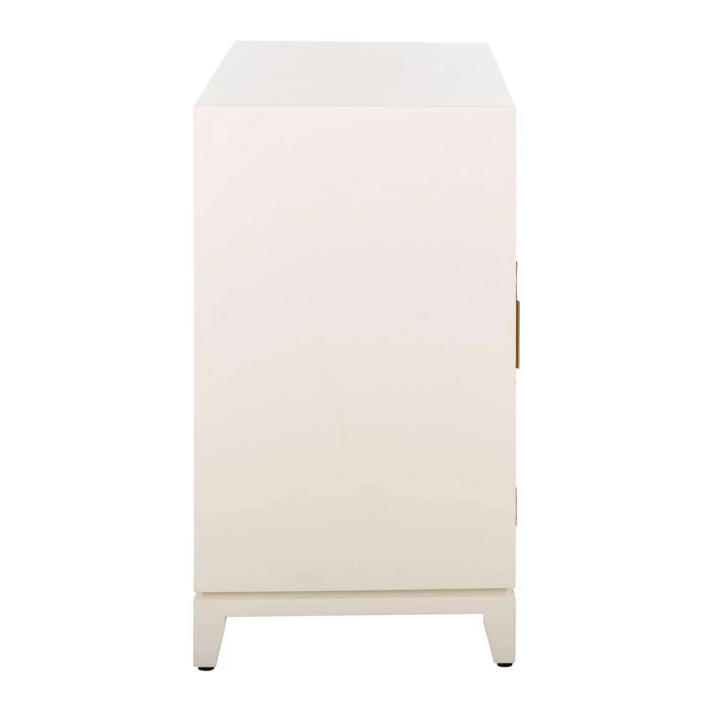Nigel 1-Drawer White Nightstand Chest by SAFAVIEH 11 Nigel 1-Drawer White Nightstand Chest by SAFAVIEH - Image 9