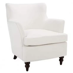 Levin White Upholstered Accent Chairs by SAFAVIEH 19 Levin White Upholstered Accent Chairs by SAFAVIEH -Safavieh Sales Store white safavieh accent chairs ach4008b 31 1000