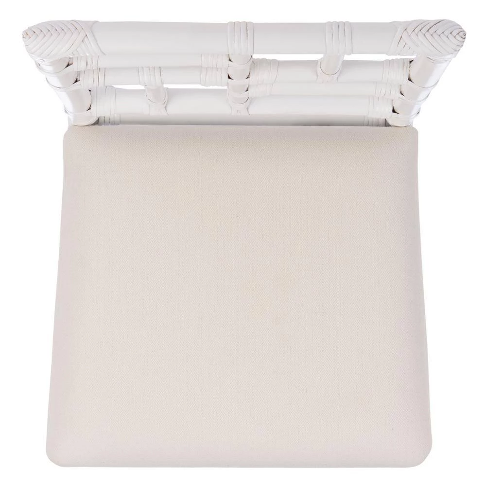 Christine White Side Chair by SAFAVIEH 9 Christine White Side Chair by SAFAVIEH - Image 7