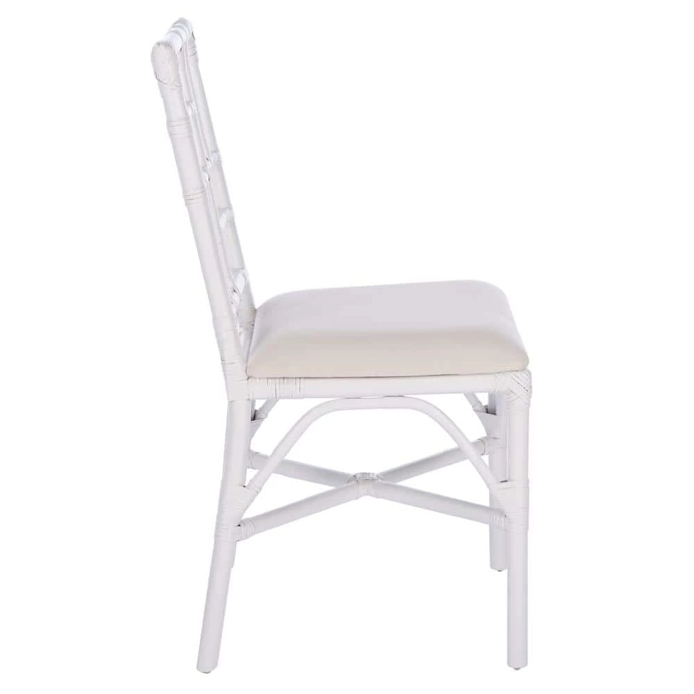 Christine White Side Chair by SAFAVIEH 6 Christine White Side Chair by SAFAVIEH - Image 4