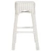 Percy 29.5 in. Wicker Counter Stool in White Distress by SAFAVIEH -Safavieh Sales Store white safavieh bar stools wik6501a 64 1000