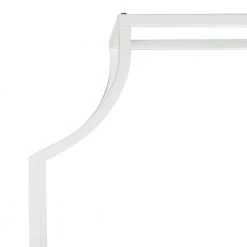 Slater 80 in. White Metal 4-shelf Bookcase by SAFAVIEH -Safavieh Sales Store white safavieh bookcases bookshelves fox6298a 1f 1000