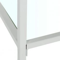 Slater 80 in. White Metal 4-shelf Bookcase by SAFAVIEH -Safavieh Sales Store white safavieh bookcases bookshelves fox6298a 44 1000