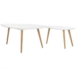 Saffron 46 in. White Wood Coffee Table by SAFAVIEH -Safavieh Sales Store white safavieh coffee tables fox8203a 66 1000