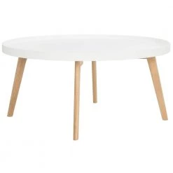 Rue 36 in. White Wood Coffee Table by SAFAVIEH -Safavieh Sales Store white safavieh coffee tables fox8207a 4f 1000