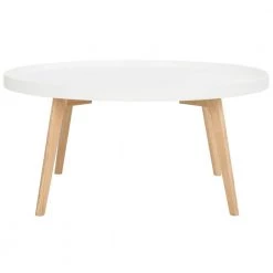 Rue 36 in. White Wood Coffee Table by SAFAVIEH -Safavieh Sales Store white safavieh coffee tables fox8207a c3 1000
