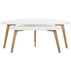 Olida 48 in. White Wood Coffee Table by SAFAVIEH 12 Olida 48 in. White Wood Coffee Table by SAFAVIEH -Safavieh Sales Store white safavieh coffee tables fox8208a c3 1000