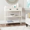 Salem 36 in. 2-Drawer White Wood Console Table by SAFAVIEH 2 Salem 36 in. 2-Drawer White Wood Console Table by SAFAVIEH -Safavieh Sales Store white safavieh console tables amh5732b 64 1000