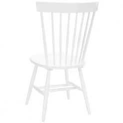 Riley White Wood Dining Chair (Set of 2) by SAFAVIEH 20 Riley White Wood Dining Chair (Set of 2) by SAFAVIEH -Safavieh Sales Store white safavieh dining chairs amh8500a set2 44 1000