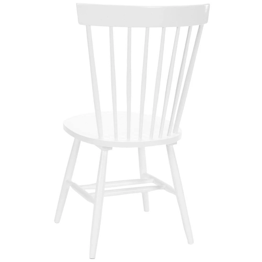 Riley White Wood Dining Chair (Set of 2) by SAFAVIEH 11 Riley White Wood Dining Chair (Set of 2) by SAFAVIEH - Image 9