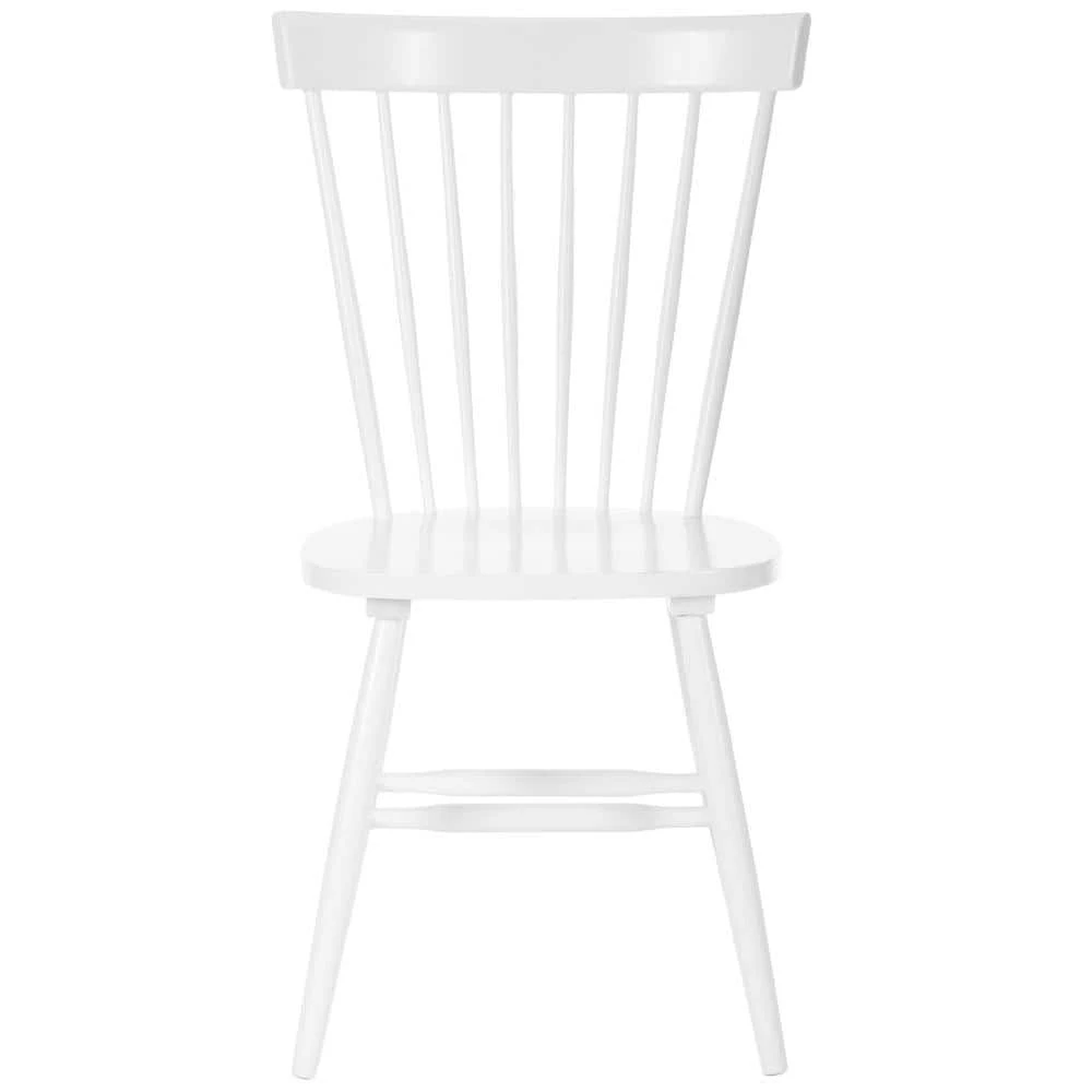Riley White Wood Dining Chair (Set of 2) by SAFAVIEH 9 Riley White Wood Dining Chair (Set of 2) by SAFAVIEH - Image 7