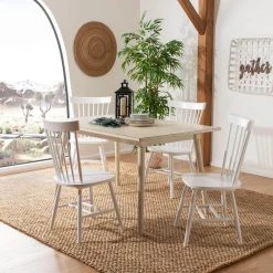 Riley White Wood Dining Chair (Set of 2) by SAFAVIEH 15 Riley White Wood Dining Chair (Set of 2) by SAFAVIEH -Safavieh Sales Store white safavieh dining chairs amh8500a set2 66 1000