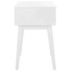 Keya 18 in. White Rectangle Wood Storage End Table by SAFAVIEH -Safavieh Sales Store white safavieh end side tables acc6601a c3 1000