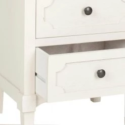 Rosaleen White Storage Side Table by SAFAVIEH -Safavieh Sales Store white safavieh end side tables amh5723b 4f 1000