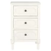 Rosaleen White Storage Side Table by SAFAVIEH 2 Rosaleen White Storage Side Table by SAFAVIEH -Safavieh Sales Store white safavieh end side tables amh5723b 64 1000