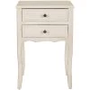 Lori White Storage End Table by SAFAVIEH -Safavieh Sales Store white safavieh end side tables amh6576a 64 1000