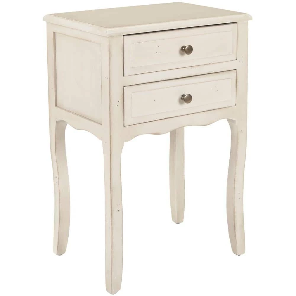 Lori White Storage End Table by SAFAVIEH 6 Lori White Storage End Table by SAFAVIEH - Image 4