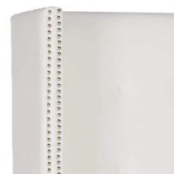 Keegan White Queen Upholstered Headboard by SAFAVIEH 7 Keegan White Queen Upholstered Headboard by SAFAVIEH -Safavieh Sales Store white safavieh headboards mcr4006h q 31 1000