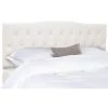 Axel White King Upholstered Headboard by SAFAVIEH 2 Axel White King Upholstered Headboard by SAFAVIEH -Safavieh Sales Store white safavieh headboards mcr4029j k 64 1000
