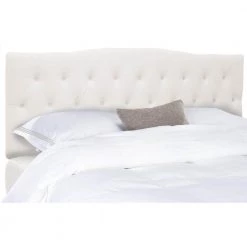 Axel White King Upholstered Headboard by SAFAVIEH