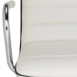 Jonika White Faux Leather Office Chair by SAFAVIEH -Safavieh Sales Store white safavieh task chairs fox7520a 4f 1000